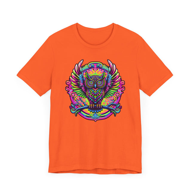 Neon Owl T-shirt, Owl Tee, Bird Lover