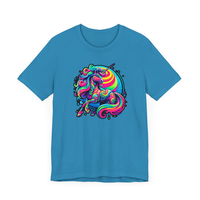 Neon Unicorn Moon T-shirt, Unicorn Tee