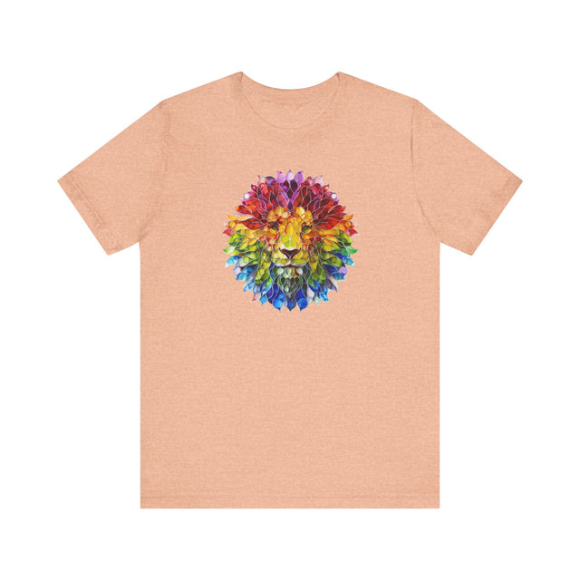 Rainbow Lion Mandala T-shirt,Pride Shirt,Big Cat Lover Top,Rainbow Animals,LGBTQ+ Tee,Queer,Gay,Lesbian,Bisexual,Trans,BGLT,LBGT