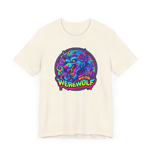 Neon Werewolf T-shirt, Halloween Tee, Neon Goth