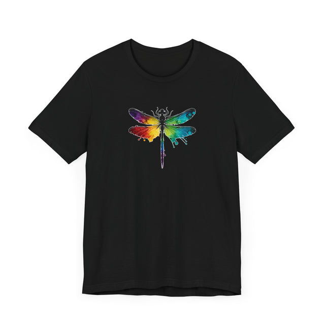 Rainbow Dragonfly Alcohol Ink,Dragonfly lover,Pride Shirt,LGBTQ+ Ally Tee,Queer