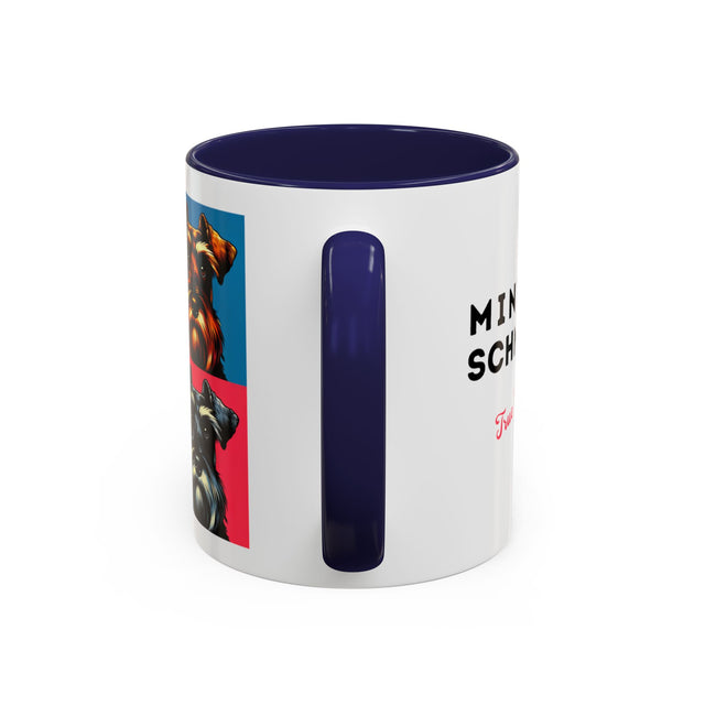 Brown Miniature Schnauzer Coffee Cup