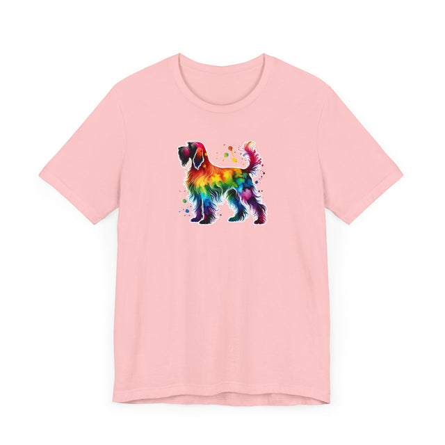 Rainbow Wirehaired Pointing Griffon T-shirt,Pride Shirt,Dog Lover Top,Rainbow Animals,LGBTQ+ Tee, Wirehaired Pointing Griffon owner, WPG gift