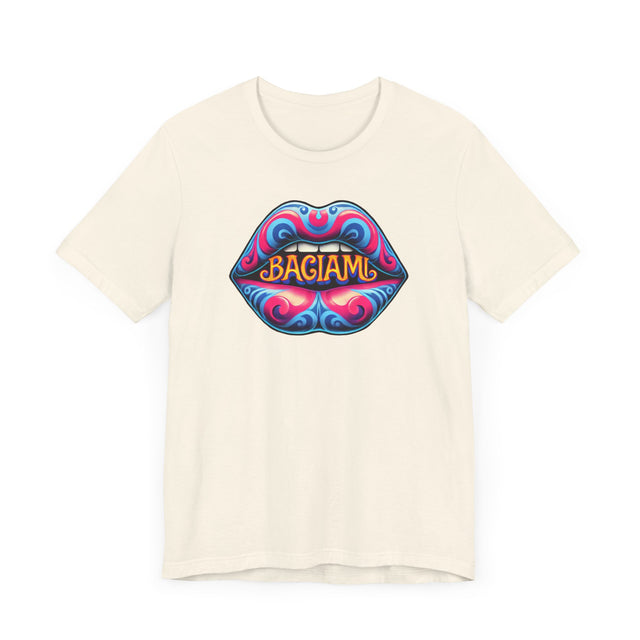 Baciami "Kiss Me" psychedelic T-shirt, Italian Lover Shirt
