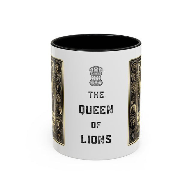 Queen of Lions,Tarot card cup,Mothers Day Gift,Tarot Reader Gift,African Queen,Gift for her,Black Mom Gift,Black Queen Mug,Gift for Mom