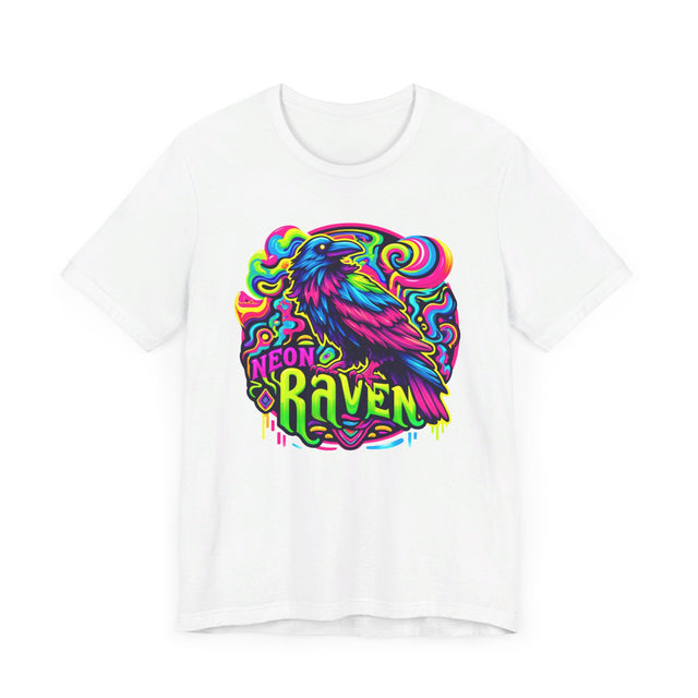 Neon Raven T-shirt, Raven Tee, Bird Lover