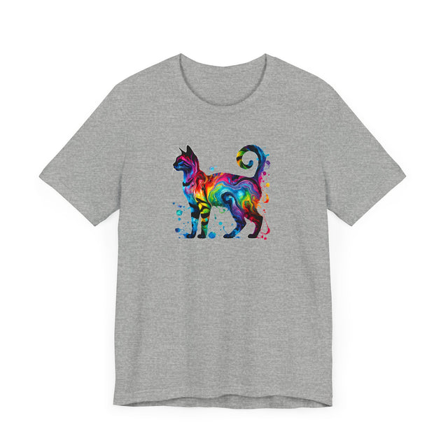 Rainbow Bengal Cat T-shirt,Pride Shirt,Cat Lover Top,Rainbow Animals,LGBTQ+ Tee,Feline,Kitten,Kitty