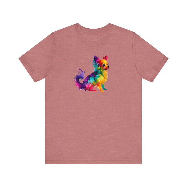 Rainbow Chihuahua T-shirt,Pride Shirt,Dog Lover Top,Rainbow Animals,LGBTQ+ Tee, Chihuahua Owner