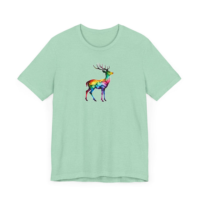 Rainbow White-Tailed Deer,Deer lover shirt,Pride Shirt,Rainbow,Pride Parade T shirt,LGBTQ+ Ally Tee