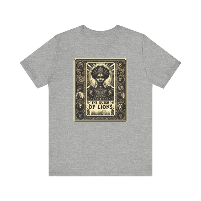 Queen of Lions,Tarot card shirt,Mothers Day Gift,Tarot Reader Gift,African Queen,Gift for her,Black Mom Gift,Black Queen tee,Gift for Mom