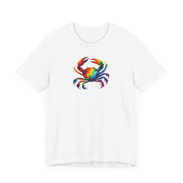 Rainbow Crab Alcohol Ink,Sea life lover,Ocean Life,Nautical,Pride Shirt,LGBTQ+ Tee