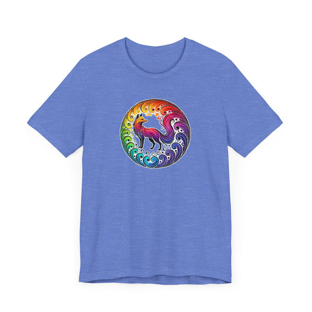 Rainbow Fox Spiral,Vixen lover,Foxy tee,Pride Shirt,Rainbow,Pride Parade T shirt,LGBTQ+ Ally Tee