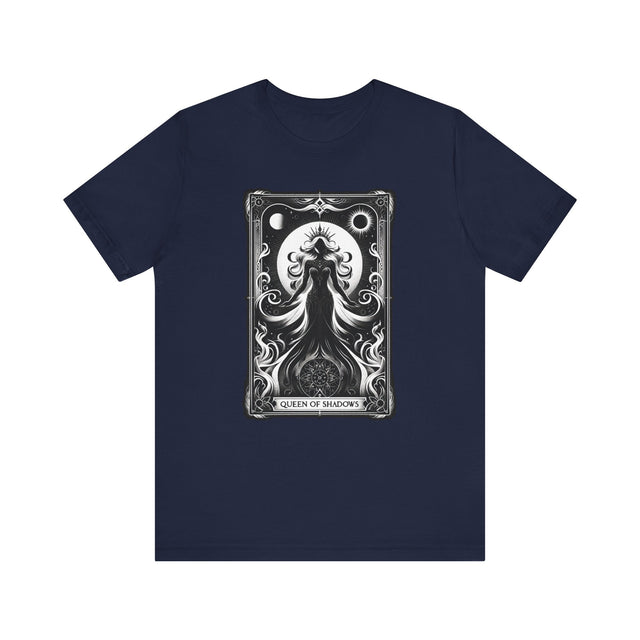 Queen of Shadows,Tarot card shirt,Mothers Day Gift,Tarot Reader Gift,Witchy Shirt,Mystical Cards Tee,Celestial Astrology,Gift for her,Goth