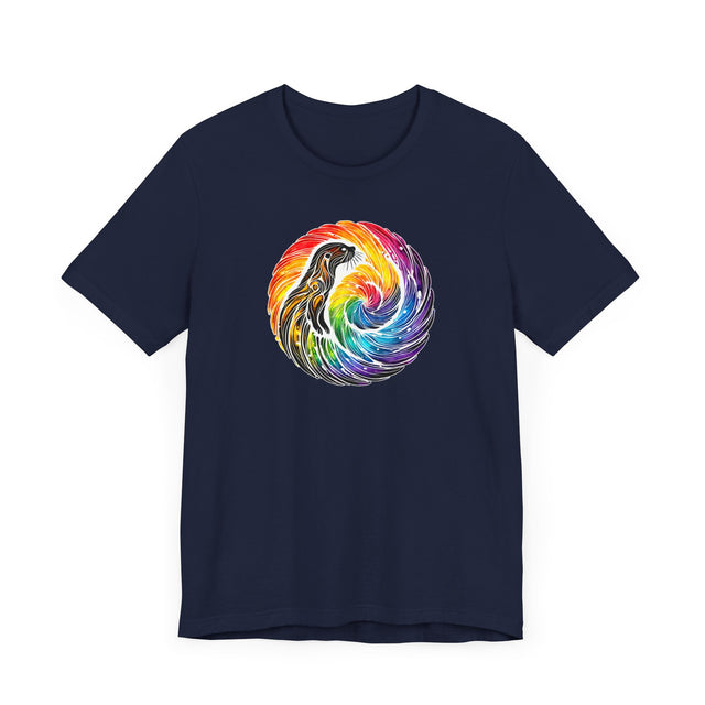 Rainbow Sea Otter Spiral Mandala,Marine life Tee,Sea life lover,Ocean Life,Nautical,Pride Shirt,LGBTQ+ Tee