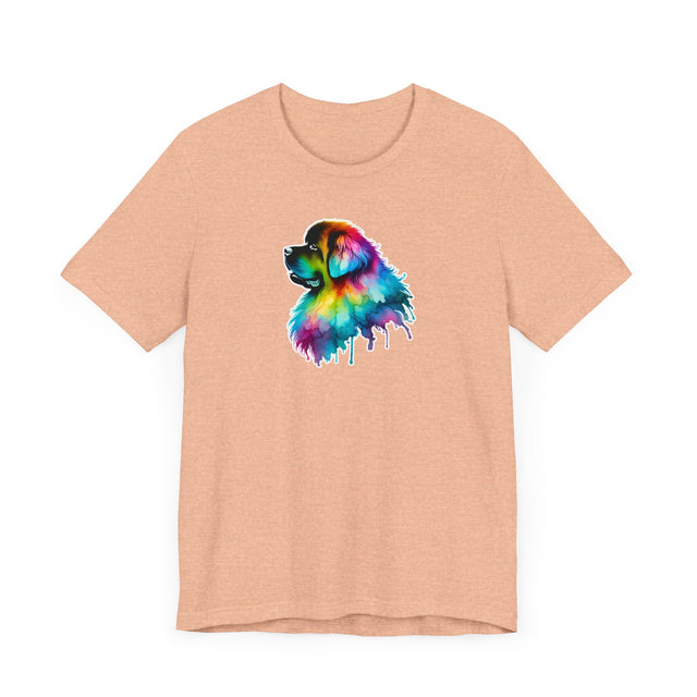Rainbow Newfoundland Head T-shirt,Pride Shirt,Dog Lover Top,Rainbow Animals,LGBTQ+ Tee, Newfie owner, Newf gift