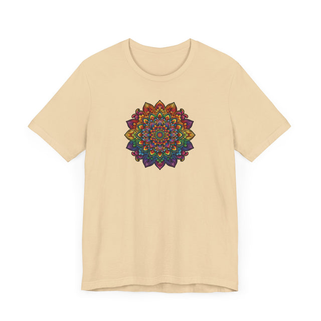 Rainbow Mandala T-shirt, PrideShirt, Rainbow T-shirt