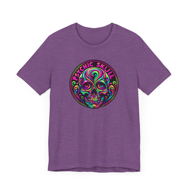 Psychic Skull T-shirt, Halloween Tee, Neon Goth