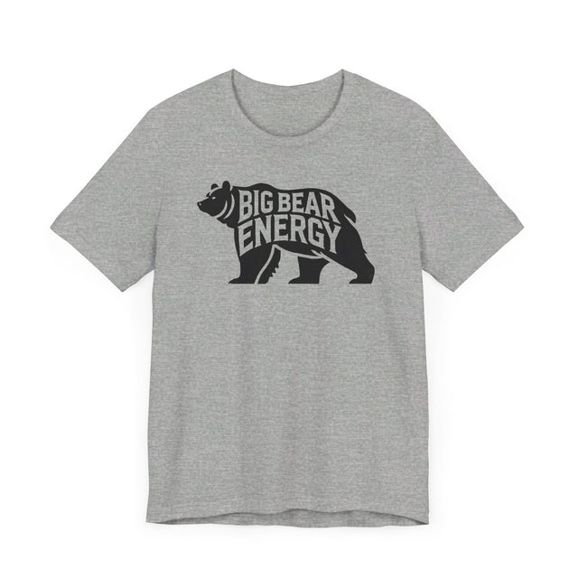 Big Bear Energy Silhouette T-shirt, Animal Lover T shirt, LGBTQ+, Big Bear