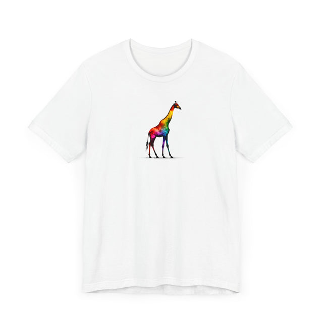 Rainbow Giraffe Alcohol Ink,Safari lover,Wild Life,Pride Shirt,LGBTQ+ Tee,African Animals