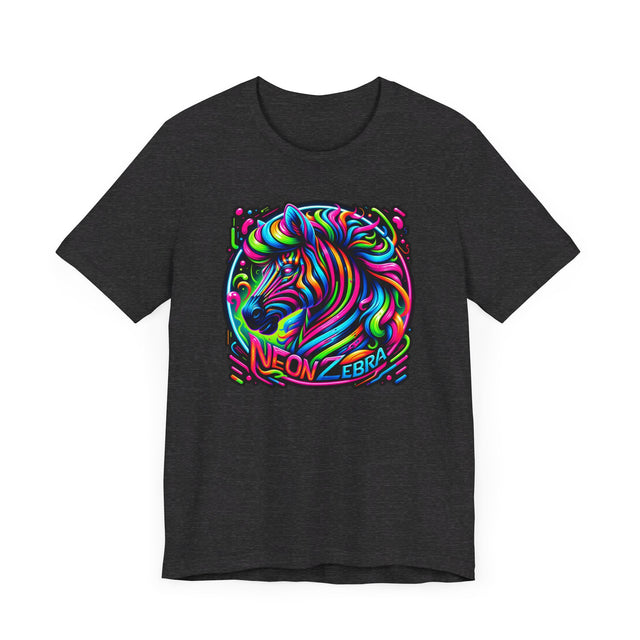 Neon Zebra T-shirt, Zebra Tee