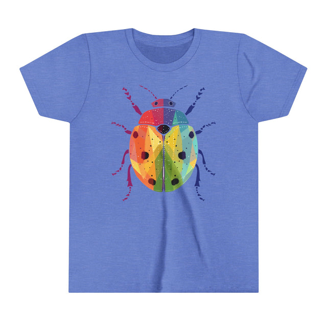 Rainbow Ladybug,Ladybug lover,Insect fan,Pride Shirt,LGBTQ,Queer,Rainbow Animals,Kids Size,Youth Size