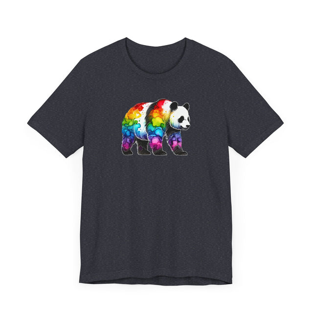 Rainbow Panda Bear Alcohol Ink T-shirt, Pride Shirt,Animal Lover T shirt, LGBTQ+, BGLT, Big Bear