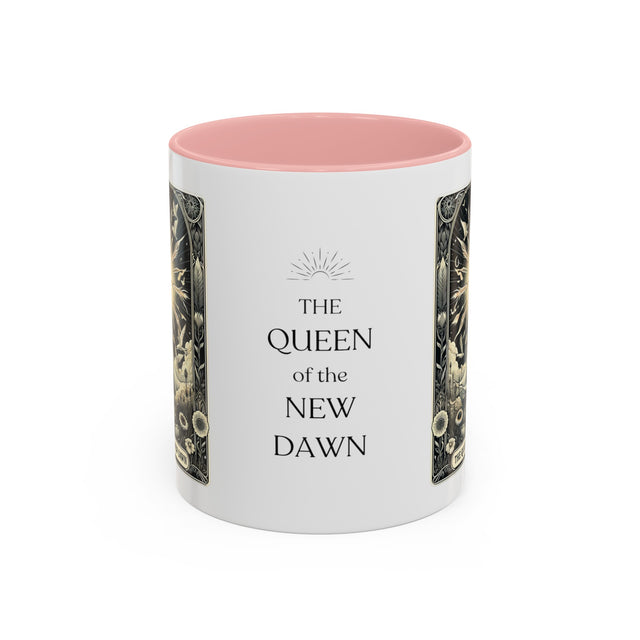Queen of the New Dawn,Tarot card mug,Mothers Day Gift,Tarot Reader Gift,Witchy cup,Mystical Cards cup,Celestial Astrology,Gift for her