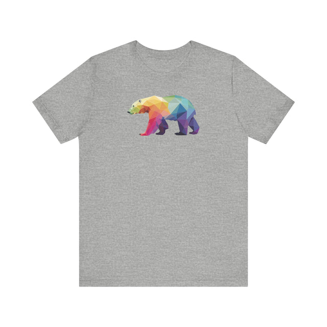 Rainbow Polar Bear T-shirt,Pride Shirt, Pride Parade Top, Rainbow Animals,LGBTQ+ Tee, Nonbinary, Gay, Lesbian, Bisexual, Trans, BGLT, LBGT, Enby, Pansexual