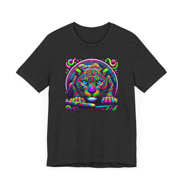 Neon Panther T-shirt, Puma Fan Top, Mountain Lion Tee, Big Cat Lover