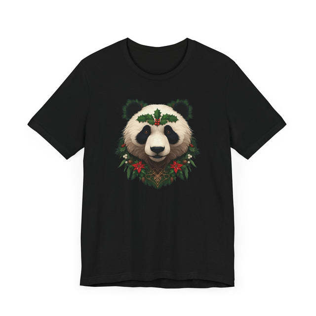 Christmas Panda Bear T-shirt, Yuletide Bear Shirt
