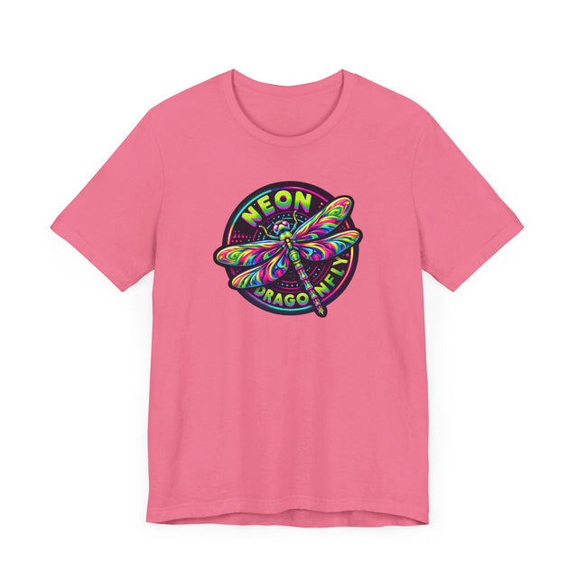 Neon Dragonfly T-shirt, Insect Lover Top