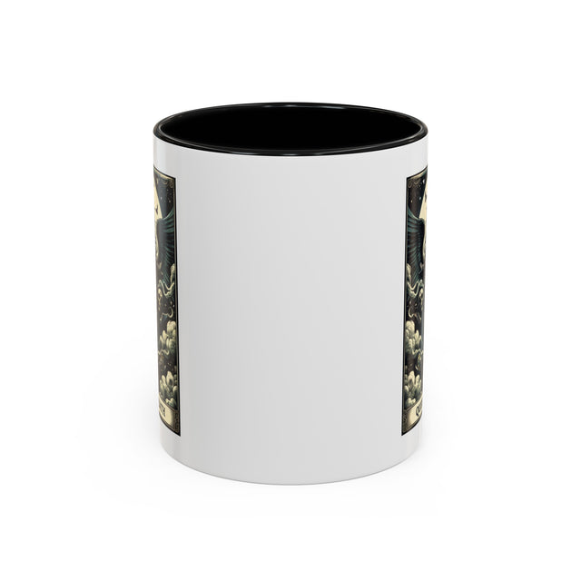 Queen of Death,Tarot card mug,Tarot Reader Gift,Witchy Mug,Mystical Cards Cup,Celestial Astrology,Tarot Lover Gift,Goth Mug,Gothic Art