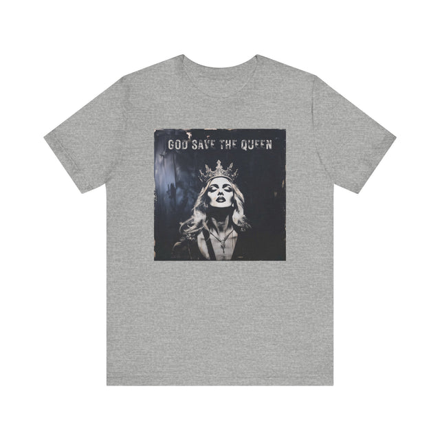 "Express Yourself" in this "God Save The Queen" T-shirt, Material Girl Street Art Tee,