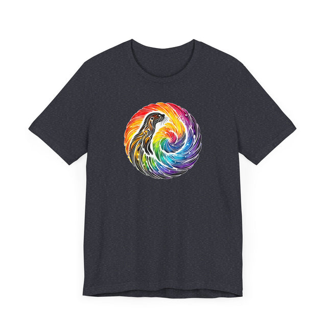 Rainbow Sea Otter Spiral Mandala,Marine life Tee,Sea life lover,Ocean Life,Nautical,Pride Shirt,LGBTQ+ Tee