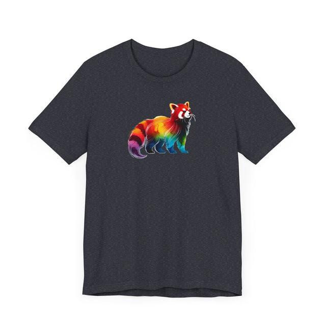 Rainbow Red Panda Alcohol Ink T-shirt, Pride Shirt,Animal Lover T shirt, LGBTQ+, BGLT