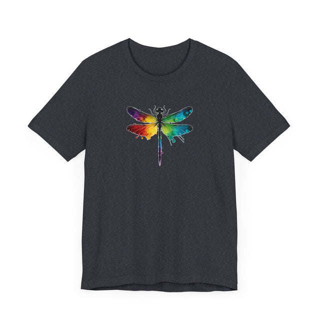 Rainbow Dragonfly Alcohol Ink,Dragonfly lover,Pride Shirt,LGBTQ+ Ally Tee,Queer
