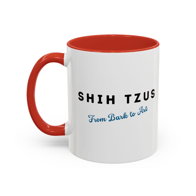 Shih Tzus Coffee Cup,4-Panel Pop Art Mug,Shih Tzu Lover,Shih Tzu Mom,Shih Tzu Dad,Dog Lover Gift,Shih Tzu Gift
