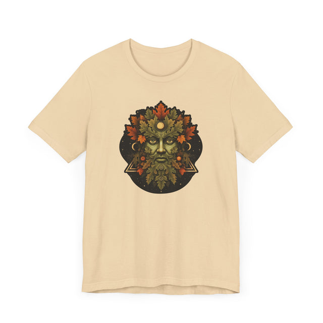 Green Man Fall Tee, Autumn T-shirt