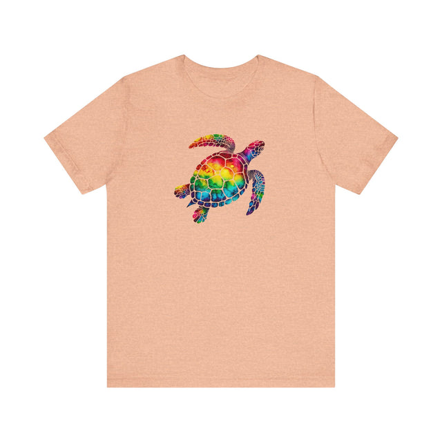 Rainbow Sea Turtle Alcohol Ink T-shirt, Pride Shirt, LBGT, Sea Turtle T shirt, LGBTQ+, BGLT, Ocean