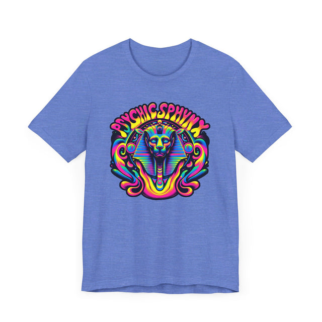 Psychic Sphynx Swirls T-shirt, Halloween Tee, Neon Goth