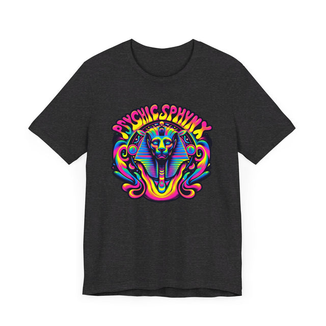 Psychic Sphynx Swirls T-shirt, Halloween Tee, Neon Goth