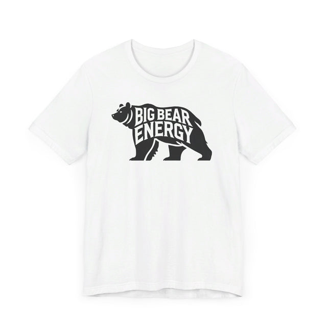 Big Bear Energy Silhouette T-shirt, Animal Lover T shirt, LGBTQ+, Big Bear