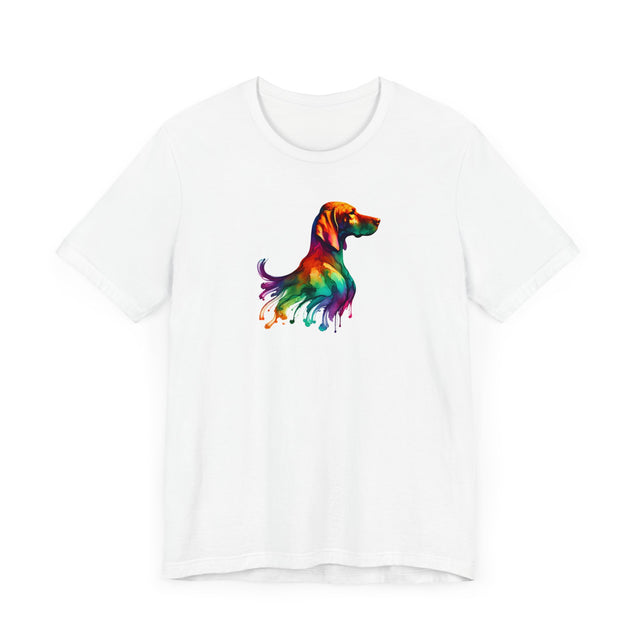 Rainbow Vizsla Head T-shirt,Pride Shirt,Dog Lover Top,Rainbow Animals,LGBTQ+ Tee, Vizsla owner, Vizsla gift