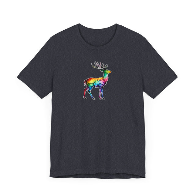 Rainbow White-Tailed Deer,Deer lover shirt,Pride Shirt,Rainbow,Pride Parade T shirt,LGBTQ+ Ally Tee