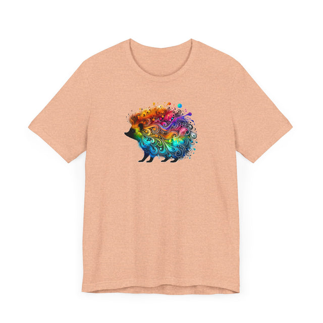 Rainbow Hedgehog Alcohol Ink T-shirt, Hedgie Lover,Pride Shirt,Animal Lover T shirt, LGBTQ+, BGLT