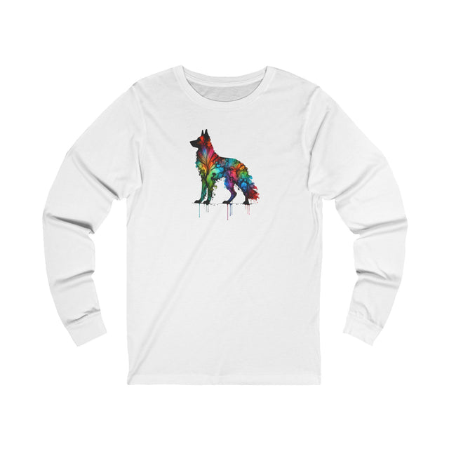 Rainbow German Shepherd Dog T-shirt,Pride Shirt,Dog Lover Top,Rainbow Animals,LGBTQ+ Tee,GSD Owner