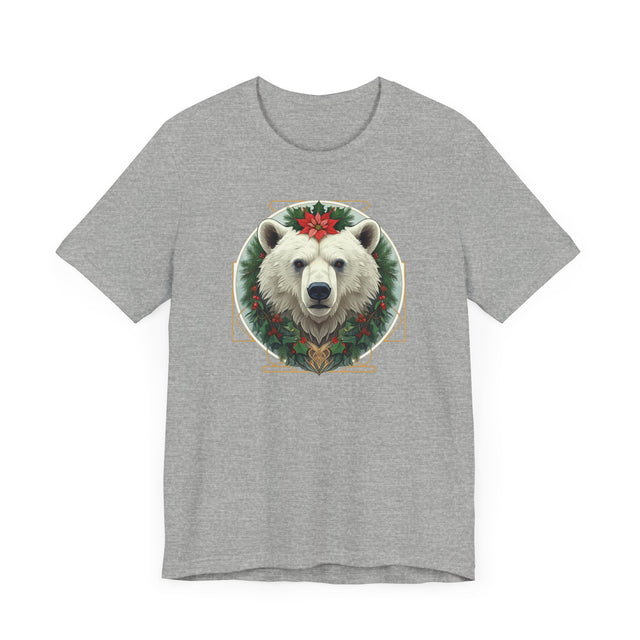 Christmas Polar Bear T-shirt, Yuletide Bear Shirt