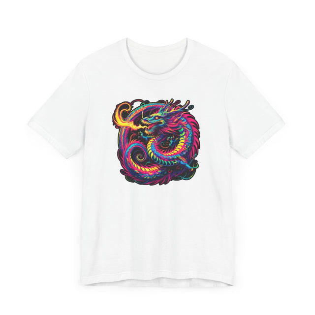 Psychedelic Asian Dragon T-shirt, Dragon Tee
