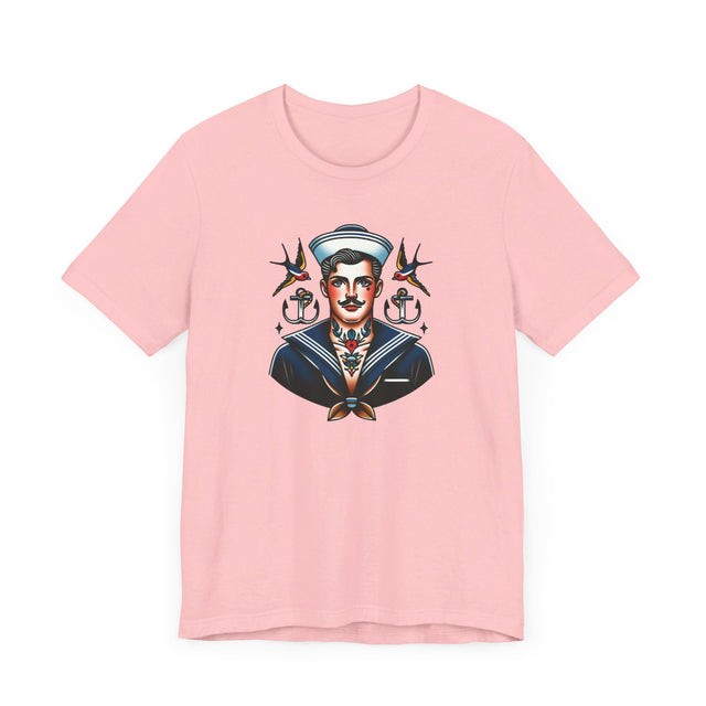 Tattooed Sailor T-shirt, Sailor shirt, Flash Tattoo Style