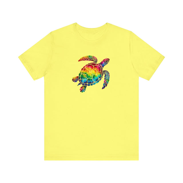 Rainbow Sea Turtle Alcohol Ink T-shirt, Pride Shirt, LBGT, Sea Turtle T shirt, LGBTQ+, BGLT, Ocean